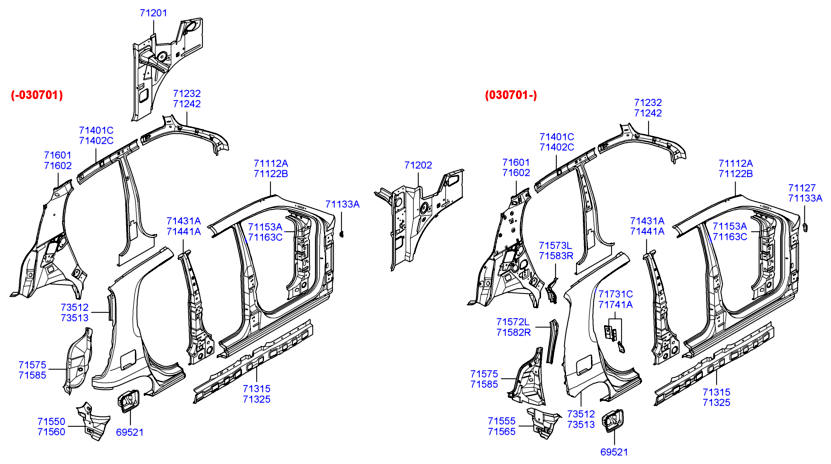 PANEL - REAR DOOR