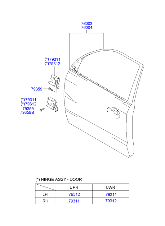 PANEL - REAR DOOR