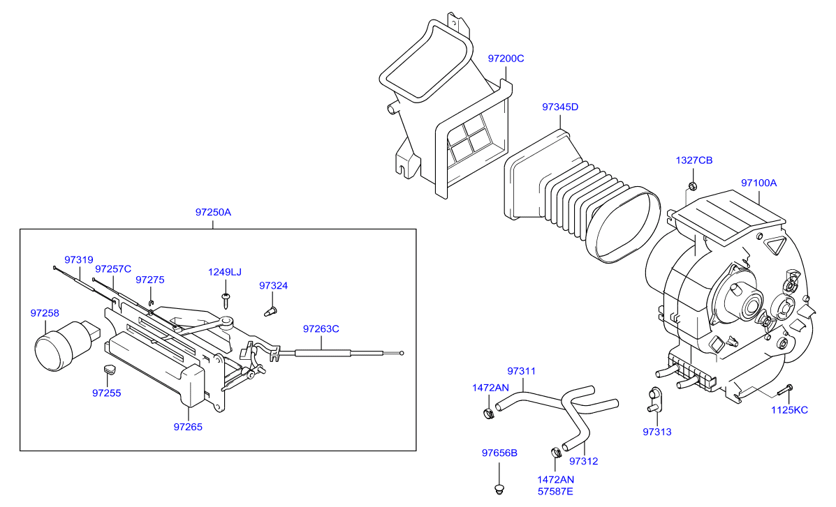 A/C EVAPORATOR