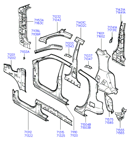 PANEL - REAR DOOR