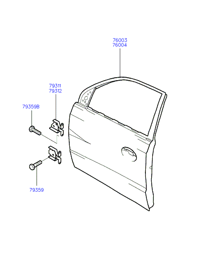 PANEL - REAR DOOR