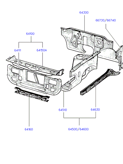 PANEL & FRAME ASSY - DOOR