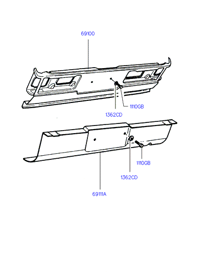 PANEL & FRAME ASSY - DOOR