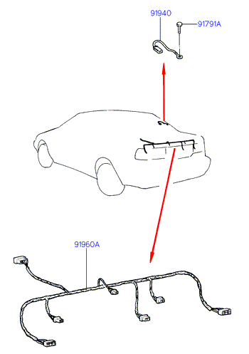 A/C SYSTEM - EVAPORATOR (-92MY)