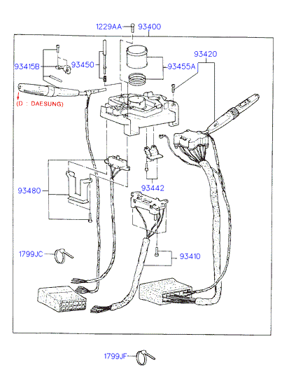 A/C SYSTEM - EVAPORATOR (-92MY)