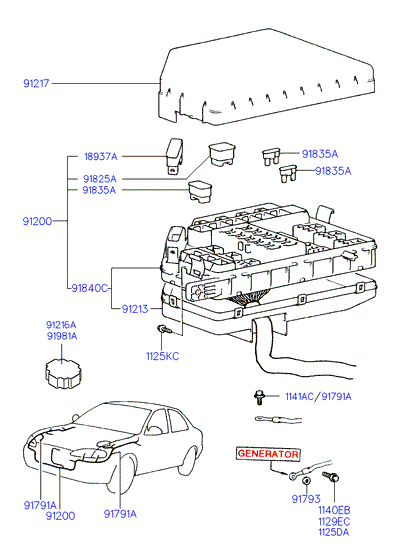 A/C SYSTEM - EVAPORATOR (HCC)