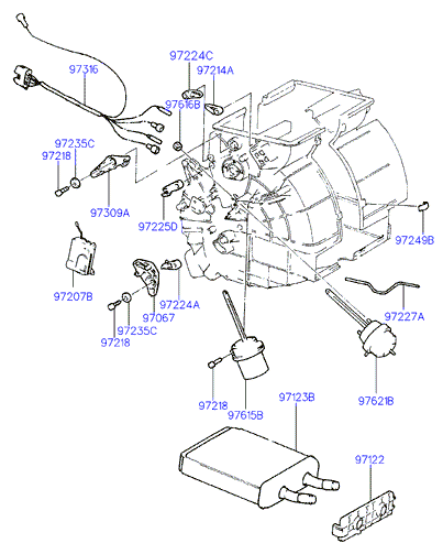 A/C SYSTEM - EVAPORATOR (HCC)