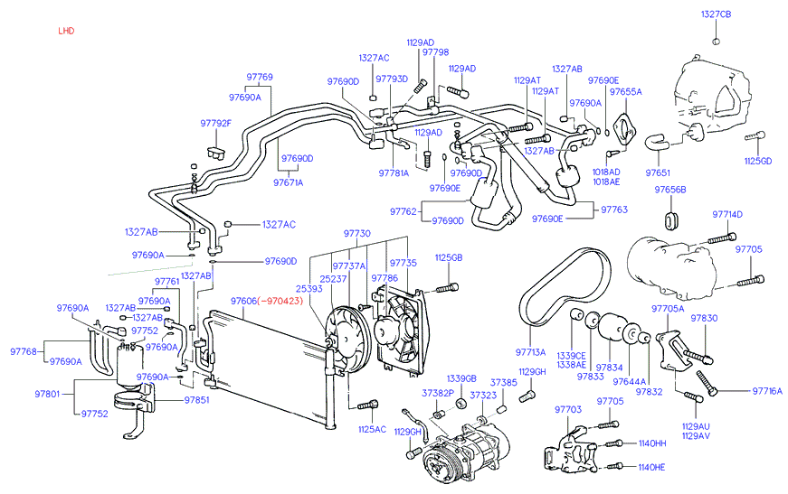 A/C SYSTEM - EVAPORATOR (HCC)