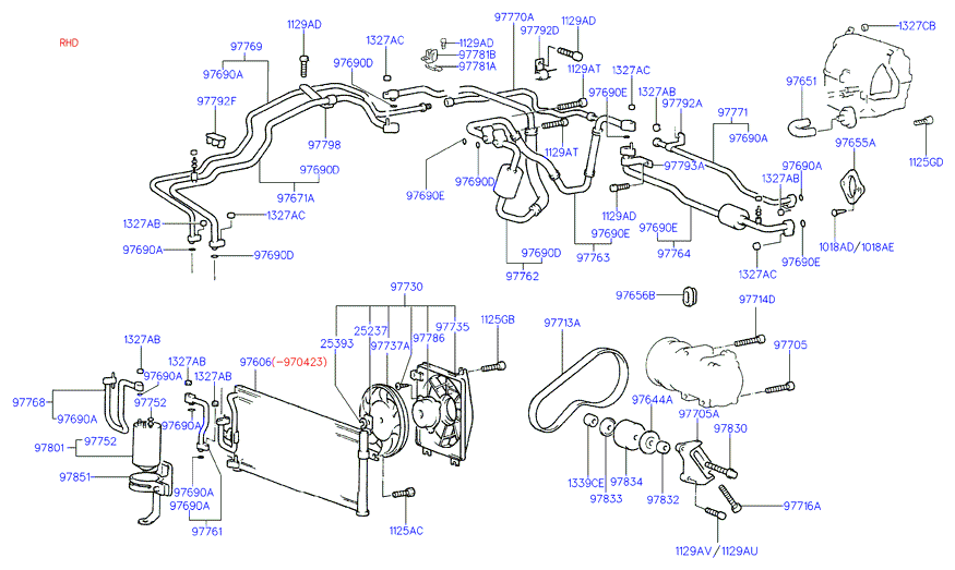 A/C SYSTEM - EVAPORATOR (HCC)