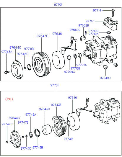 A/C SYSTEM - EVAPORATOR (HCC)