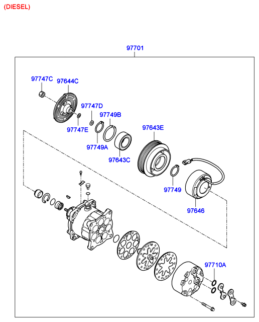 A/C SYSTEM - EVAPORATOR (HCC)