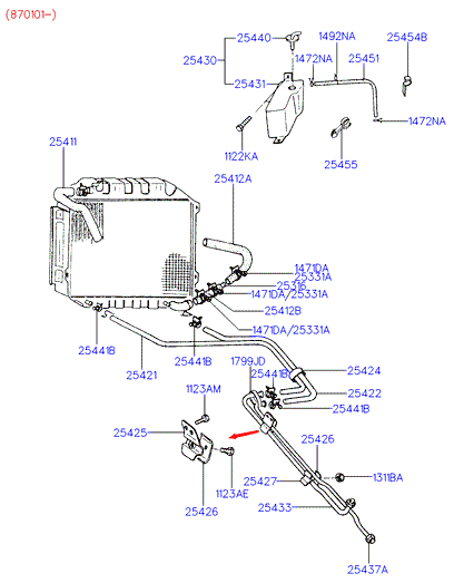 ALTERNATOR SUPPORT & MOUNTING