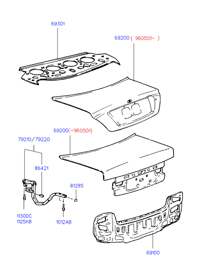 PANEL - REAR DOOR