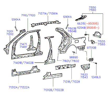 PANEL - REAR DOOR