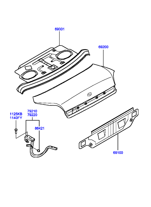 PANEL - REAR DOOR