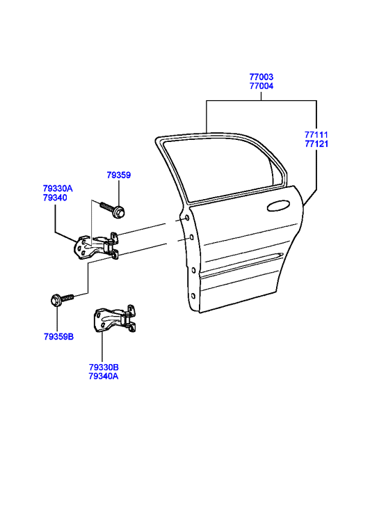 PANEL - REAR DOOR