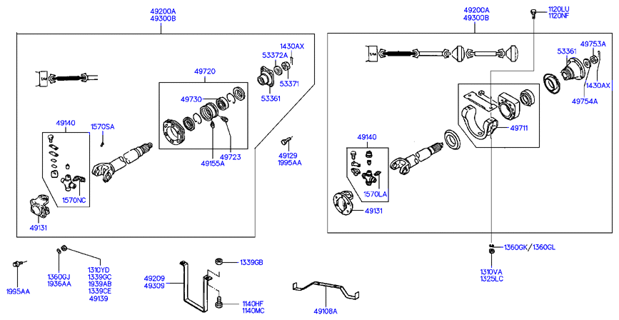 PROPELLER SHAFT (FRONT)