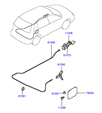 LID & LOCK - FUEL FILLER