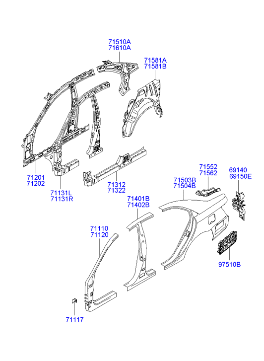 PANEL - REAR DOOR