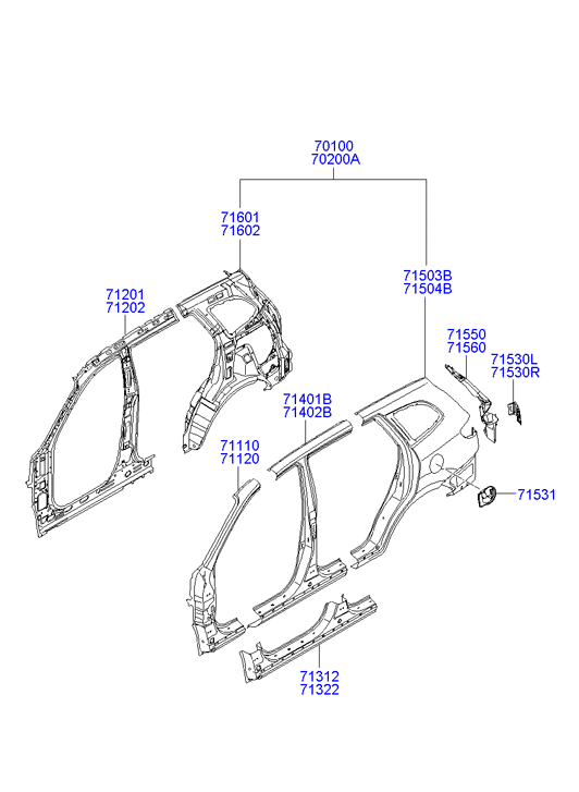 PANEL - REAR DOOR