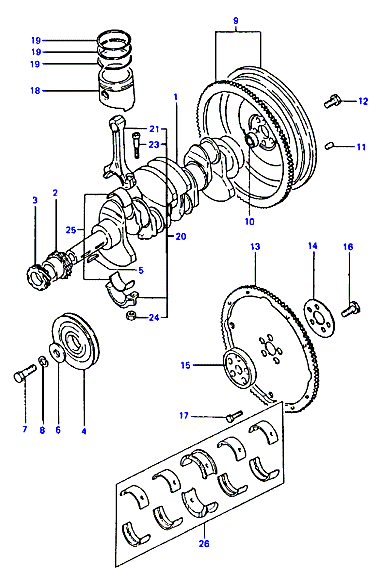 ALTERNATOR SUPPORT & MOUNTING