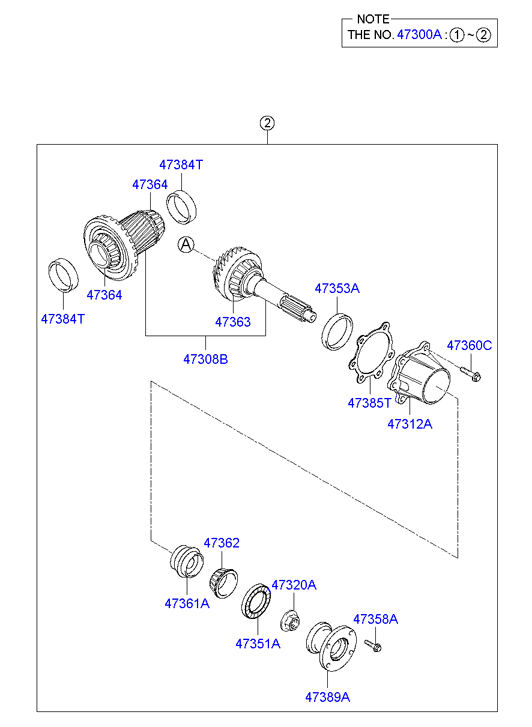 DRIVE SHAFT - FRONT