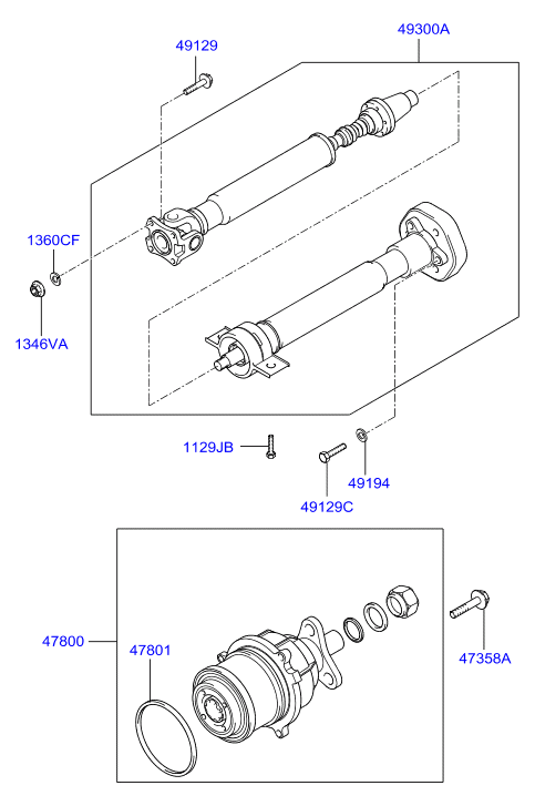 DRIVE SHAFT - FRONT