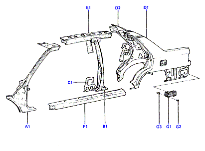 PANEL - REAR DOOR