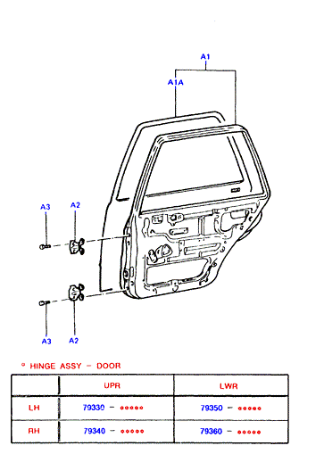 PANEL - REAR DOOR