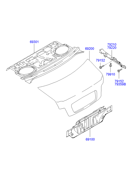 PANEL - REAR DOOR