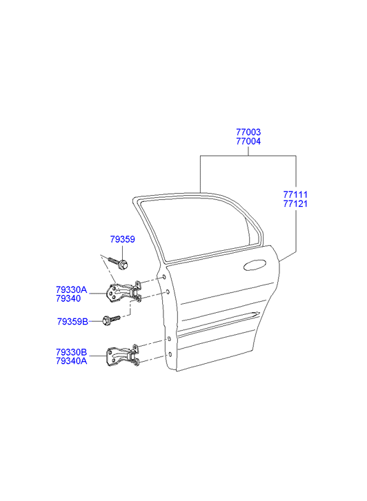 PANEL - REAR DOOR