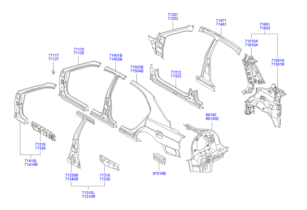 PANEL - REAR DOOR