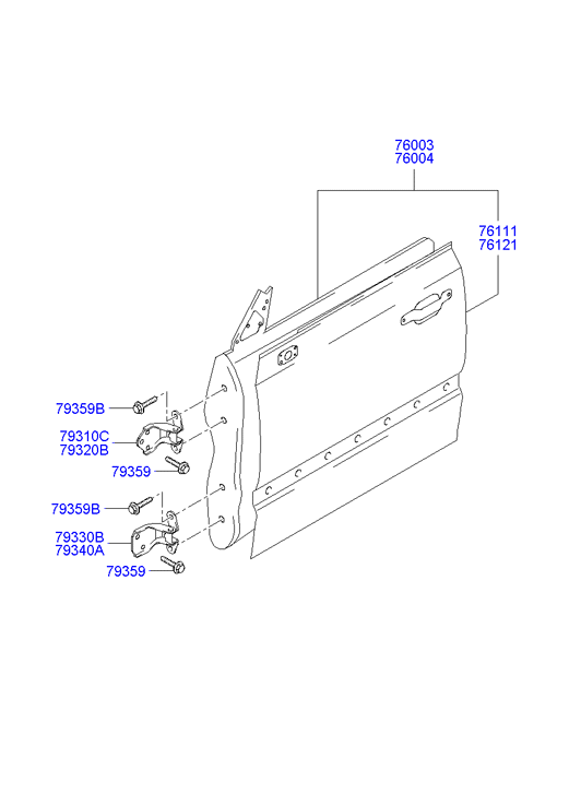 PANEL - REAR DOOR