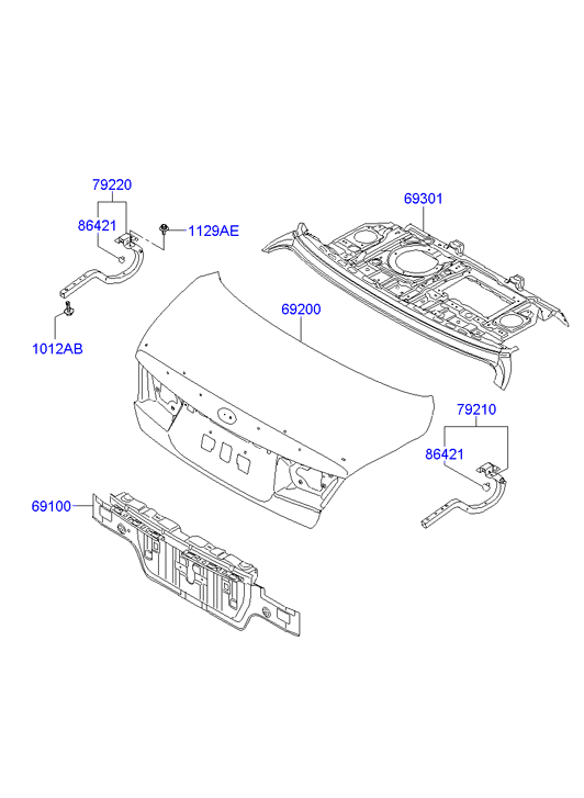 PANEL - REAR DOOR