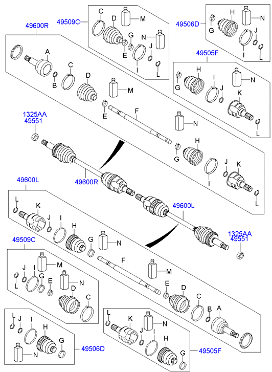 DRIVE SHAFT (REAR)