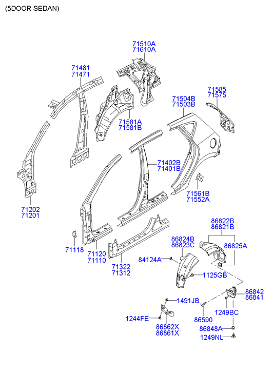 PANEL-TAIL GATE & LOCKING SYSTEM