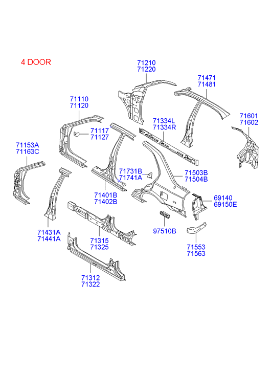 PANEL - REAR DOOR