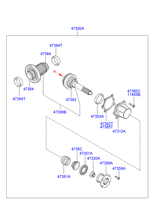 DRIVE SHAFT (2WD)