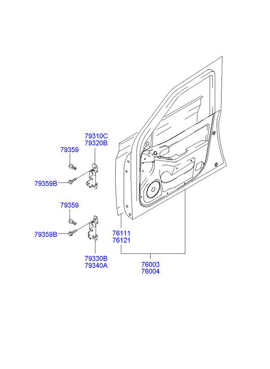 PANEL - REAR DOOR