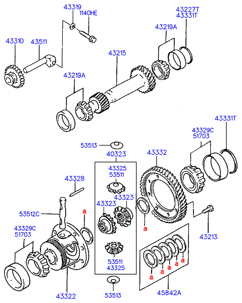 DRIVE SHAFT (I4)