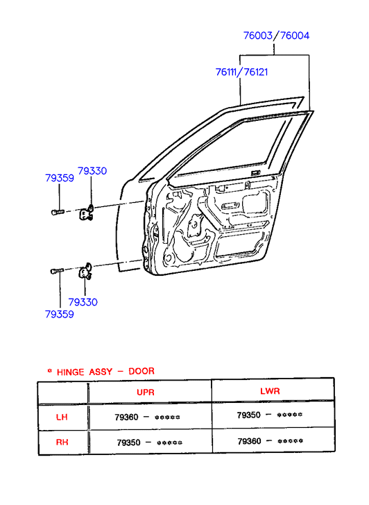 PANEL - REAR DOOR