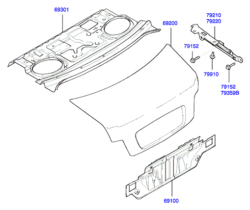 PANEL - REAR DOOR