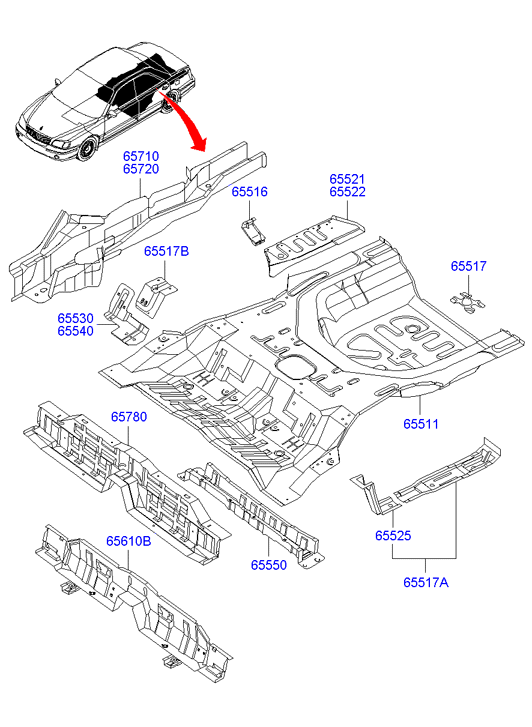 PANEL - REAR DOOR