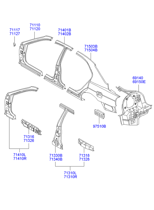 PANEL - REAR DOOR