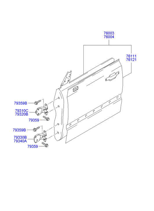 PANEL - REAR DOOR