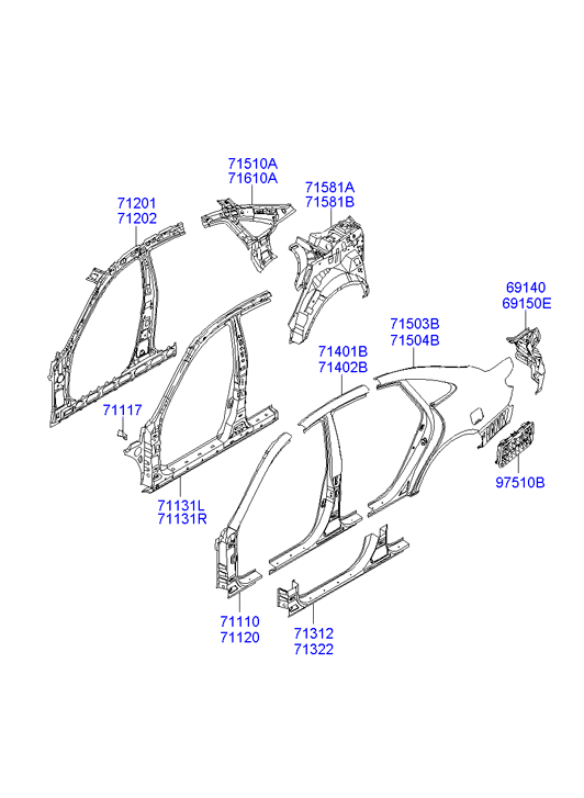 PANEL - REAR DOOR