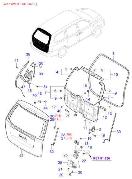 PANEL - TAILGATE & LOCKING SYSTEM - TAILGATE