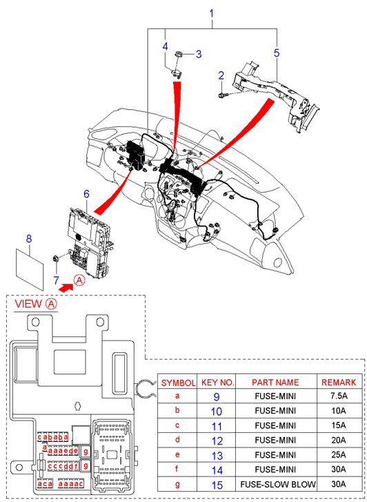 A/C SYSTEM - COOLER LINE, REAR