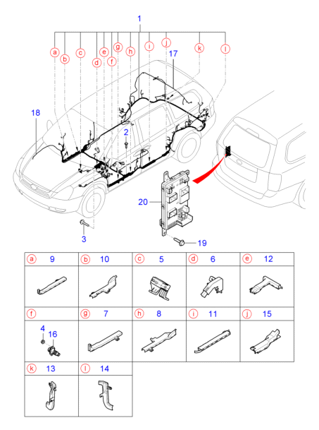 A/C SYSTEM - COOLER LINE, REAR