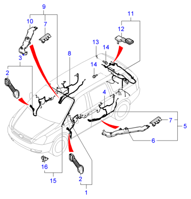 A/C SYSTEM - COOLER LINE, REAR